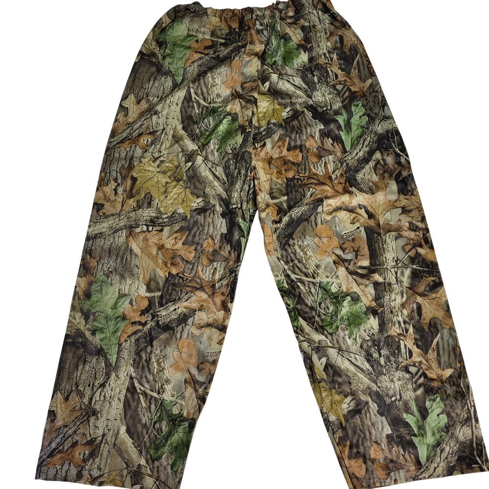 Stearns Advantage Timber Camo Rain Pants Mens Large Waterproof Hunting 8055 - Picture 2 of 8